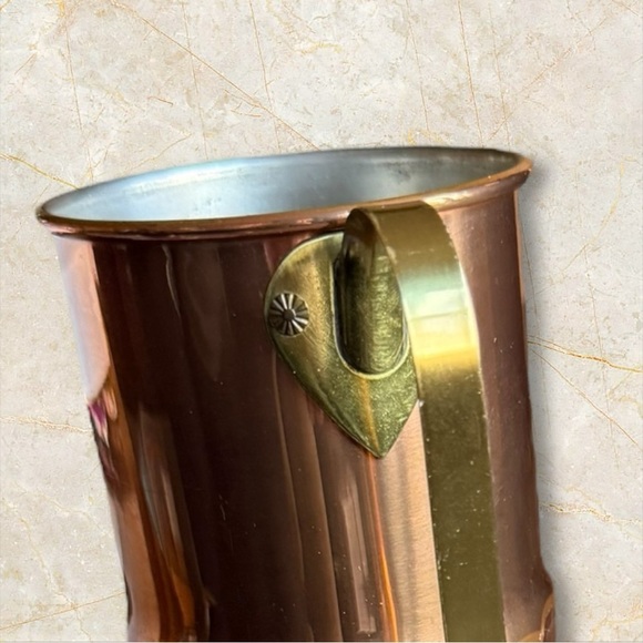Vintage Coppercraft Cup w/ Brass Handle - Picture 2 of 10